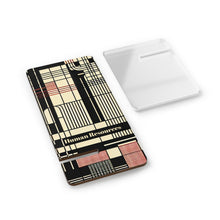 Load image into Gallery viewer, Human Resources Stylish Mobile Display Stand with Modern Abstract Design - Perfect for Home and Office